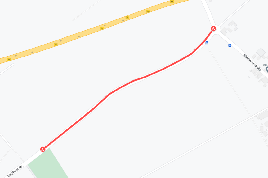 Baumaßnahmen am Kreisverkehr Straeten Baumaßnahmen am Kreisverkehr Straeten