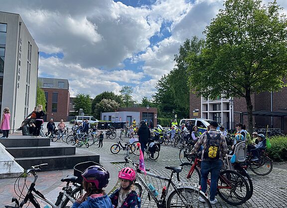 Kidical Mass fordert ein kinderfreundliches und sicheres Erkelenz