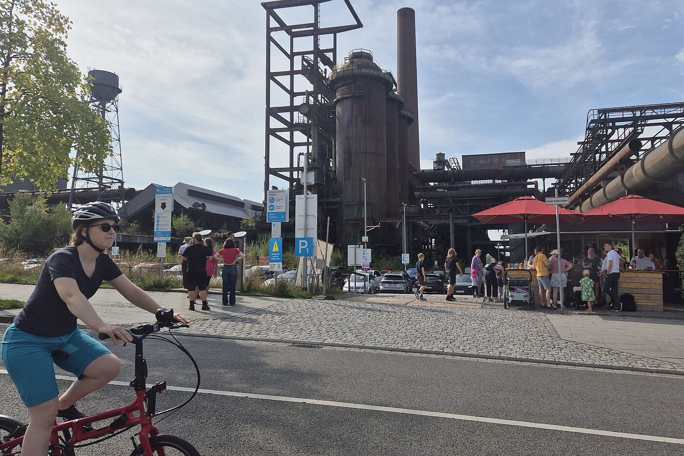 Stahlwerk in Dortmund. 