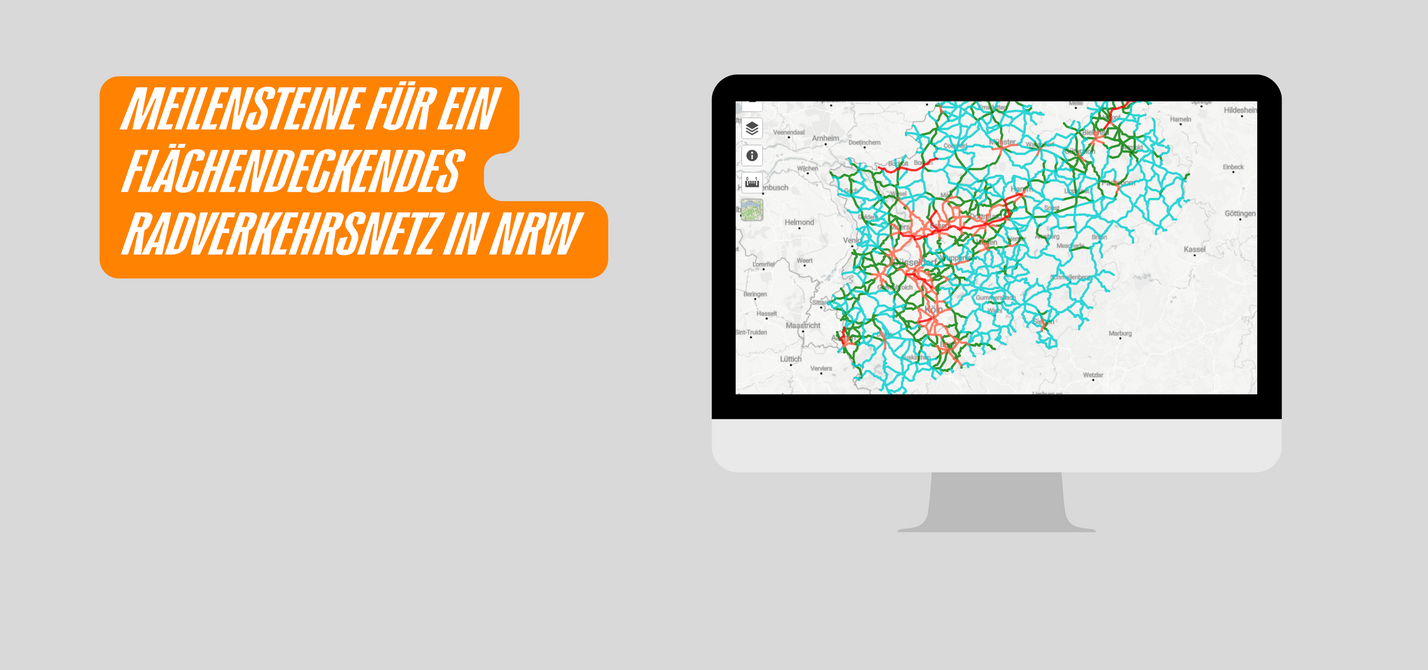 2024_Meilensteine_Radverkehrsnetz__ADFC_NRW Noch sind in NRW vielerorts wichtige Radverkehrsverbindungen nicht vorhanden, nur lückenhaft oder weisen einen ungenügenden Ausbaustandard auf.