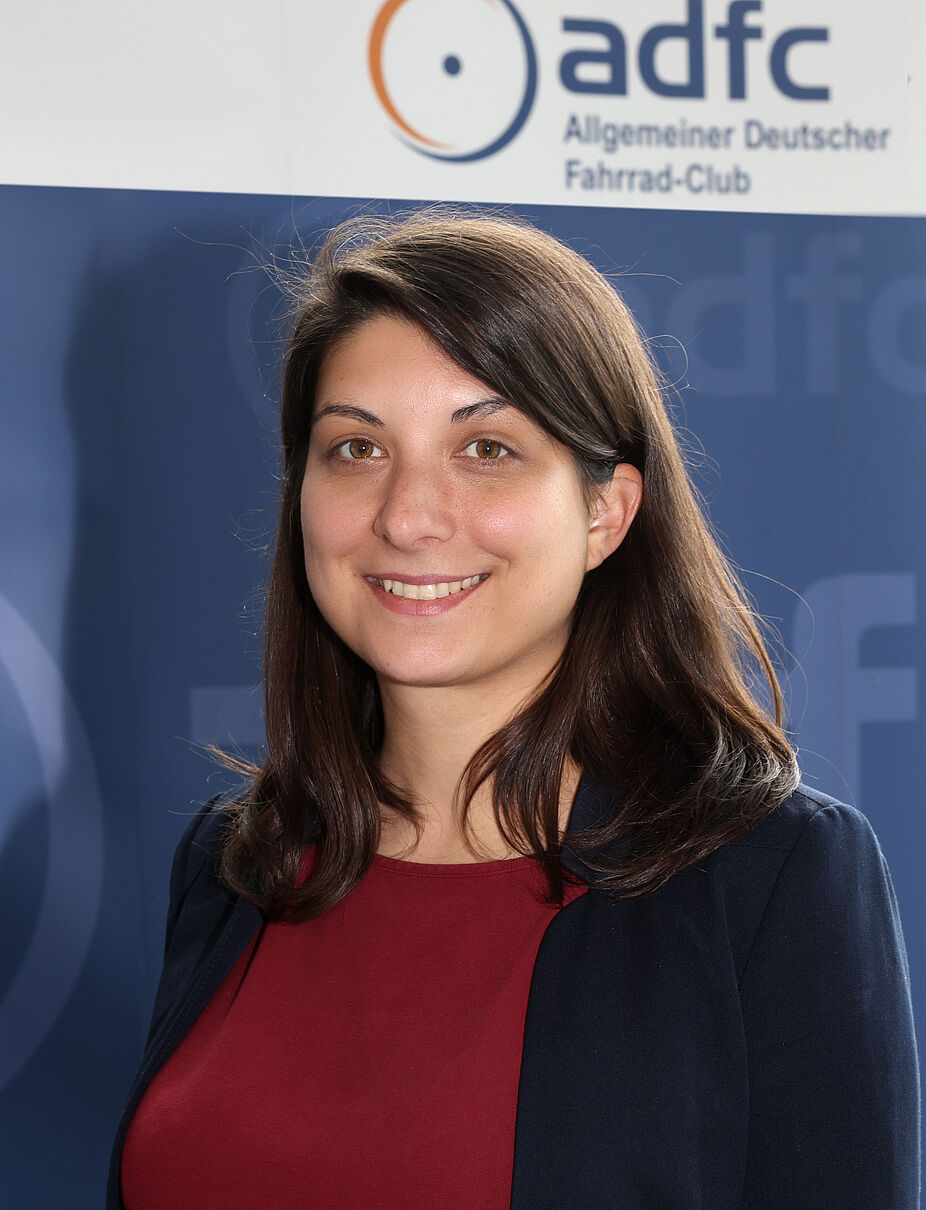 Rebecca Heinz, Landesvorsitzende ADFC NRW Portraitfoto Rebecca Heinz, Landesvorsitzende ADFC NRW