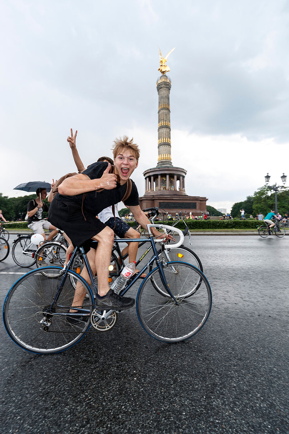 Ziel der ADFC-Sternfahrt in Berlin ist der ikonische Große Stern  Ziel der ADFC-Sternfahrt in Berlin ist der ikonische Große Stern