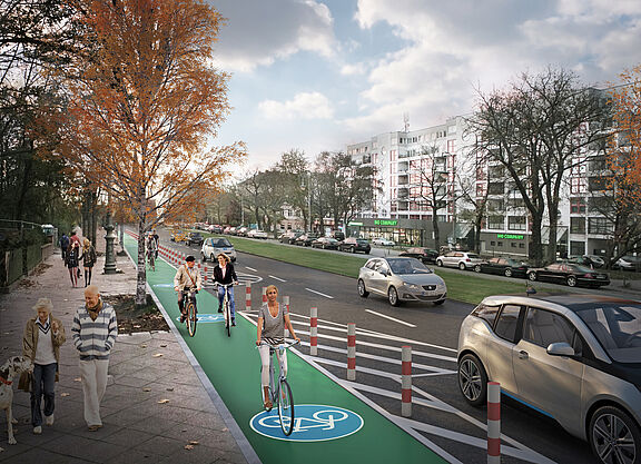 Visualisierung Protected Bike Lanes in Berlin Visualisierung Protected Bike Lanes in Berlin